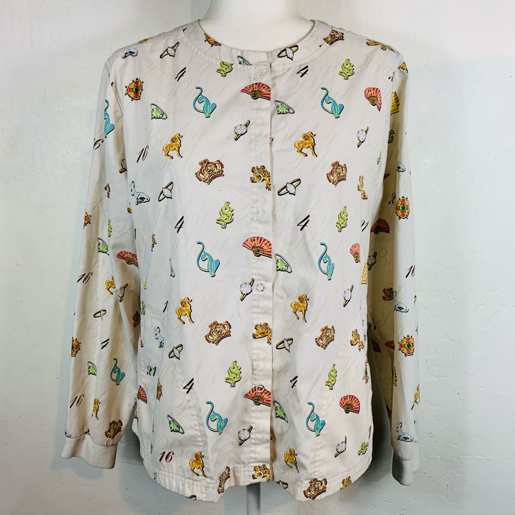 Vintage Y2k Baby Phat Size Medium M Lightweight Jacket Long Sleeve Unique Design